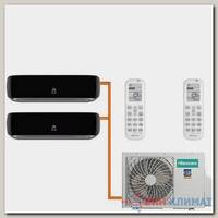 Мульти сплит система на 2 комнаты Hisense AMS-09UW4RVETG00(B) / AMW2-18U4RXC