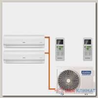 Мульти сплит система на 2 комнаты Marsa MRK-T07PA / Marsa MRK-2M14HTPE-W