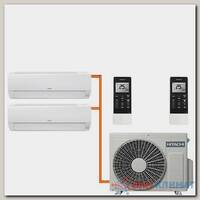 Мульти сплит система на 2 комнаты Hitachi RAM-53NE2F / RAK-18REF