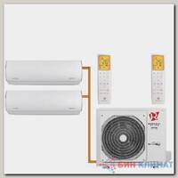 Мульти сплит система на 2 комнаты Royal Clima RCI-PFF09HN / 2TFM-17HN/OUT