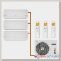 Мульти сплит система на 3 комнаты AUX AM3-H27/4DR2 / AUX AMWM-H07/4R2(J)