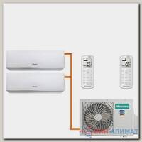 Мульти сплит система на 2 комнаты Hisense AMS-07UW4RVEDB00H / AMS-09UW4RVEDB00H / AMW2-14U4RGC