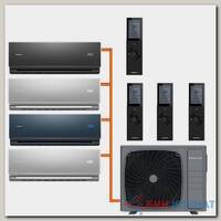 Мульти сплит система на 4 комнаты Casarte CAS25CX1/R3-W/B/G / 4U75CM1/R3