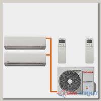 Мульти сплит система на 2 комнаты Toshiba RAS-B07J2KVG-E / RAS-2M18U2AVG-E