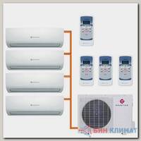 Мультисплит система на 4 комнаты Dantex RK-M07C2N / RK-4M36HM2E-W