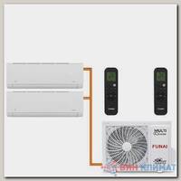 Мульти сплит система на 2 комнаты Funai RAM-I-SG25HP.W02 / RAM-I-2OK40HP.01