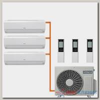 Мульти сплит система на 3 комнаты Hitachi RAM-53NP3E / RAK-18RPE