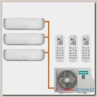Мульти сплит система на 3 комнаты Hisense AMS-09UW4RVETG00 / AMS-12UW4RVETG00 / AMW3-24U4RJC