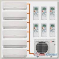 Мульти сплит система на 6 комнат Mitsubishi Electric MSZ-AP15VGK / MXZ-6F122VF
