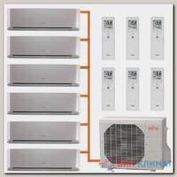 Мульти сплит система на 8 комнат Fujitsu ASYG07LMCE-R / AOYG45LBT8