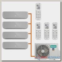 Мульти сплит система на 4 комнаты Hisense AMS-09UW4RVETG00(S) / AMW4-27U4RJC